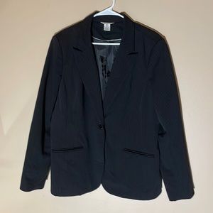 Liz Claiborne pinstripe womens blazer size 18 Tall